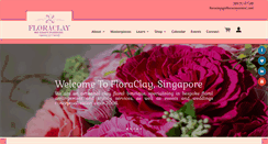 Desktop Screenshot of floraclayonline.com